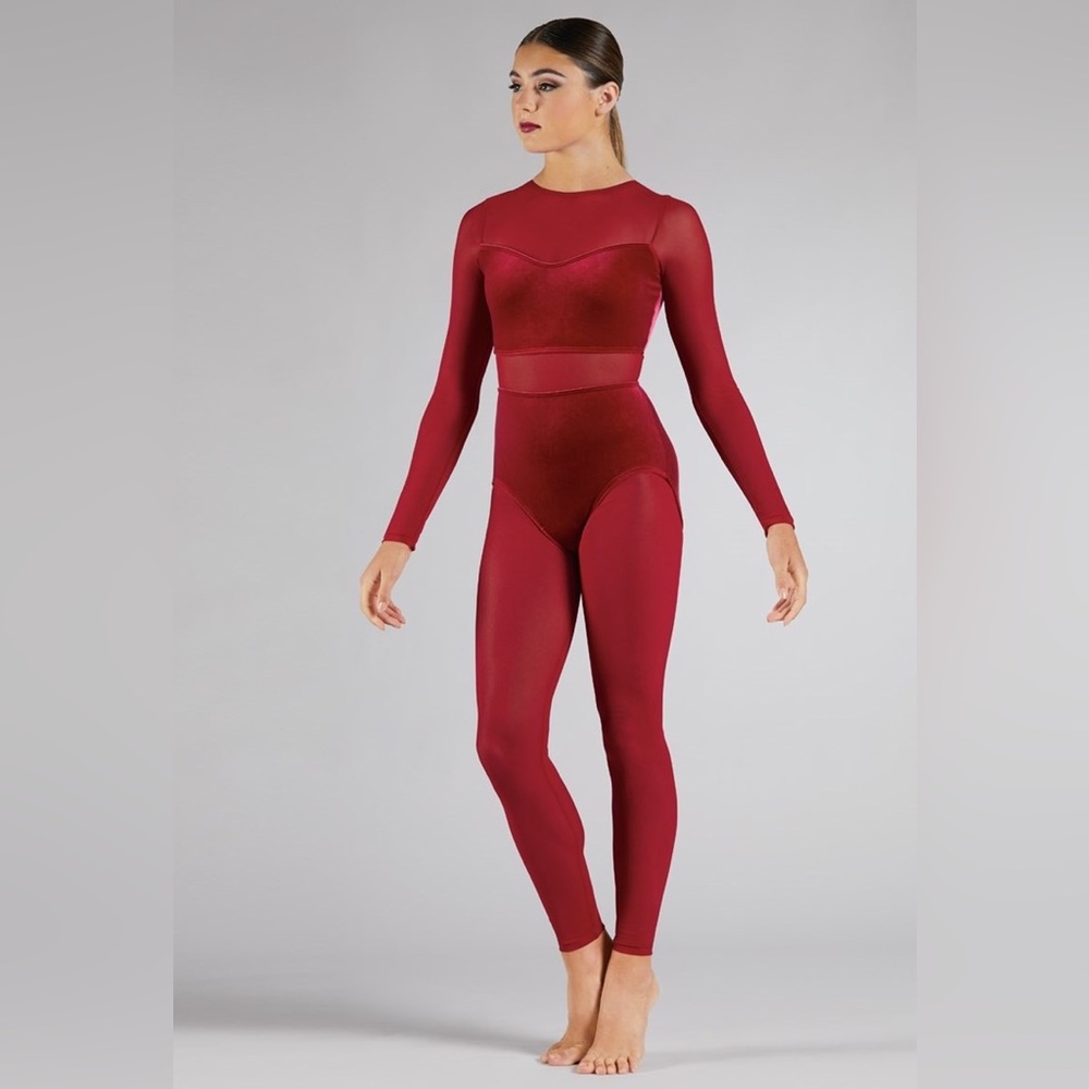 Dance Costume Velvet and Mess by Weissman